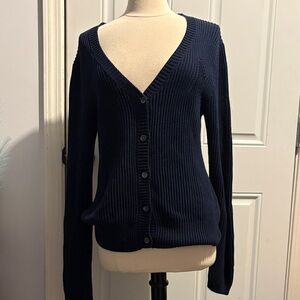 Trina Turk Deep Blue Women's Cardigan